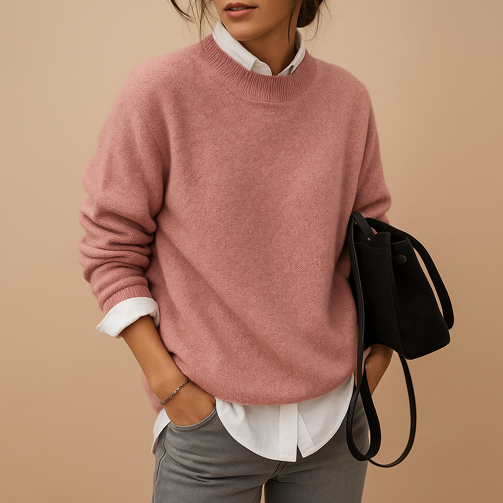 Diede | Wollen damestrui met elegante pasvorm en minimalistische afwerking