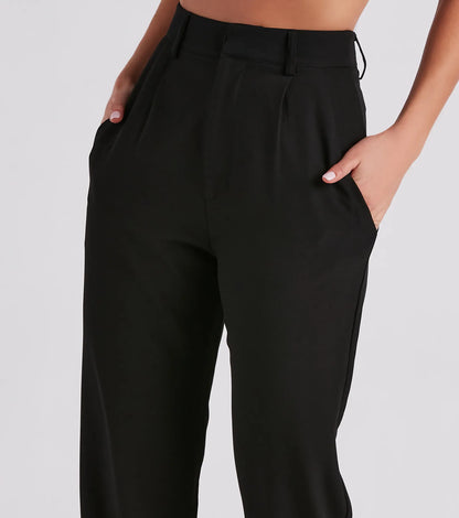 COCO | Slank gesneden broek met moderne pasvorm
