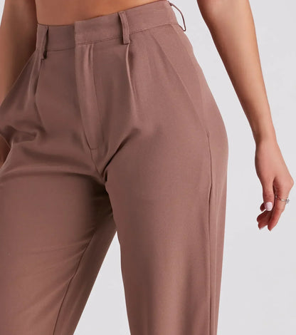 COCO | Slank gesneden broek met moderne pasvorm