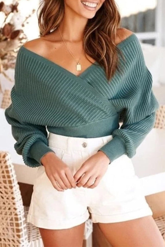 Jolly | Elegante Gebreide Off-Shoulder Trui