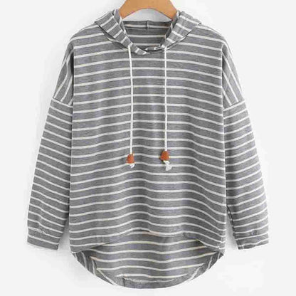 Fanny - Gestreepte en Comfortabele Dames Hoodie
