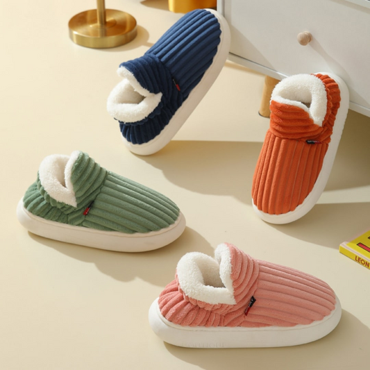 Warme pantoffels voor de winter