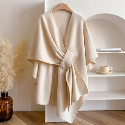 Mavis | Elegante Winddichte Wrap van Zachte Microvezelmix