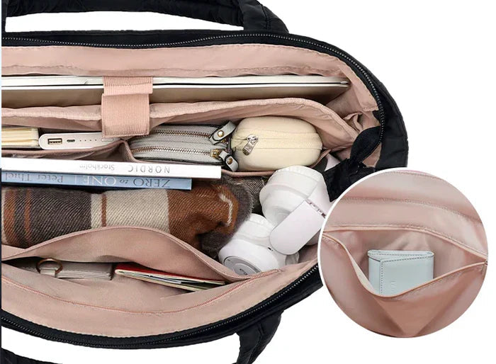 Clau | Imogen Puffer Bag | Stijlvolle Waterafstotende Nylon Tas