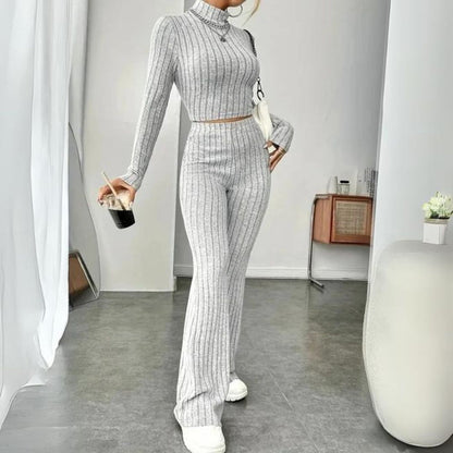 Savina | Ribgebreide Loungewear Dames Set voor de herfst