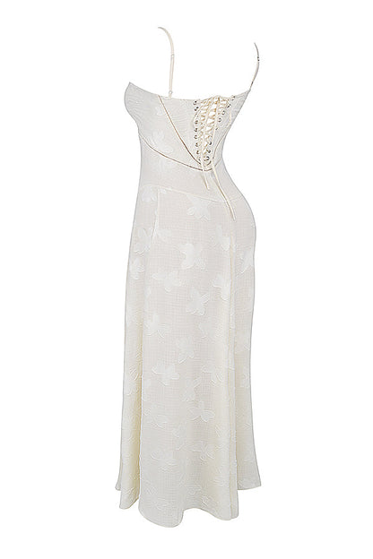 Liane | Stralend Elegant in een Rugloze Maxi-Jurk