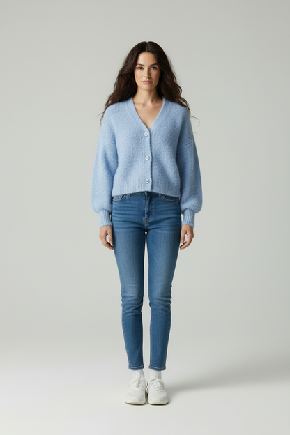 Lara | Dames Cardigan – Zachte Brei – Relaxte Pasvorm