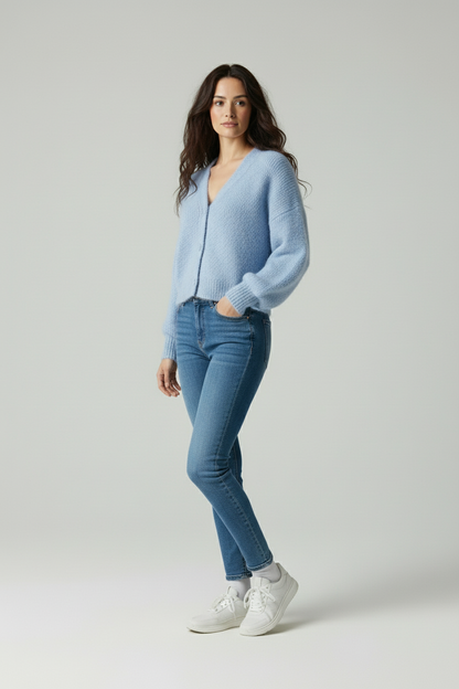 Lara | Dames Cardigan – Zachte Brei – Relaxte Pasvorm
