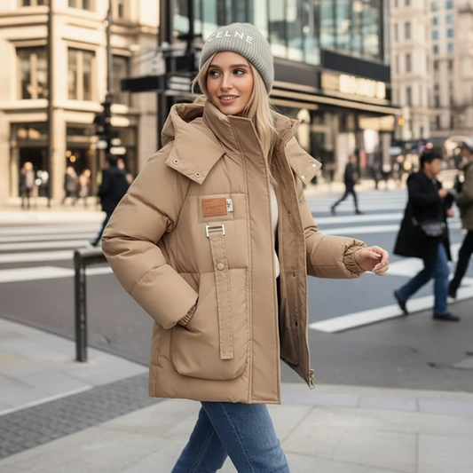 Fiore | Dames Gewatteerde Winterjas van Polyester