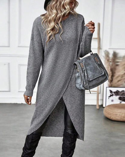 Sacha | Eenvoudige en Stijlvolle Sweaterjurk voor dames