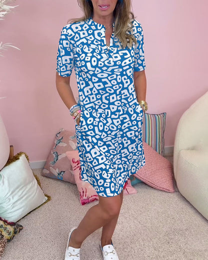 Carlotta - Zomerjurk met V-hals voor dames
