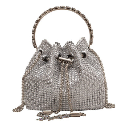 Mona | Strass Bucket Tas – Glanzend & Hoogwaardig
