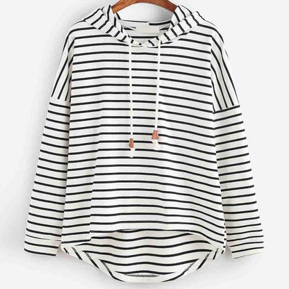 Fanny - Gestreepte en Comfortabele Dames Hoodie