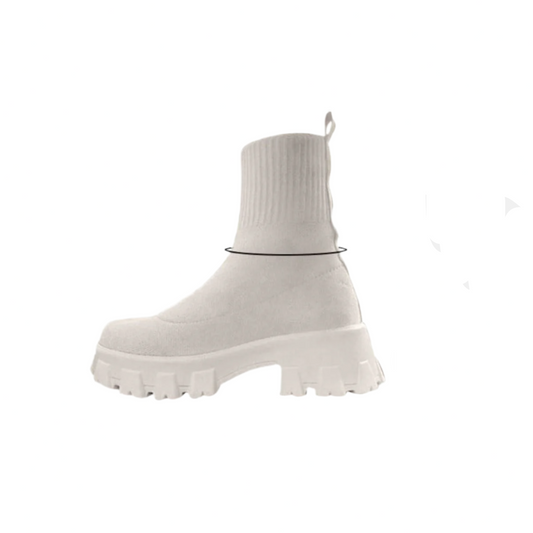 Liselotte | Stretchy Sock Laarzen met Chunky Zool