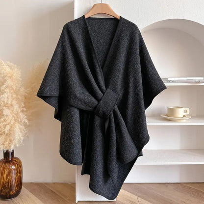 Mavis | Elegante Winddichte Wrap van Zachte Microvezelmix