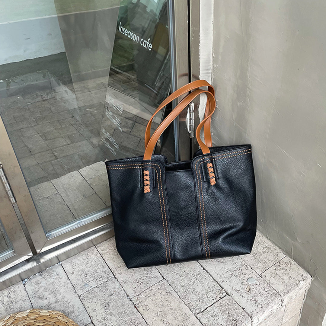 May | Dames Shopper Tas PU Leer Gestructureerd Dagelijks