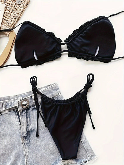 Presley | Stralende Plooi Bikini Set
