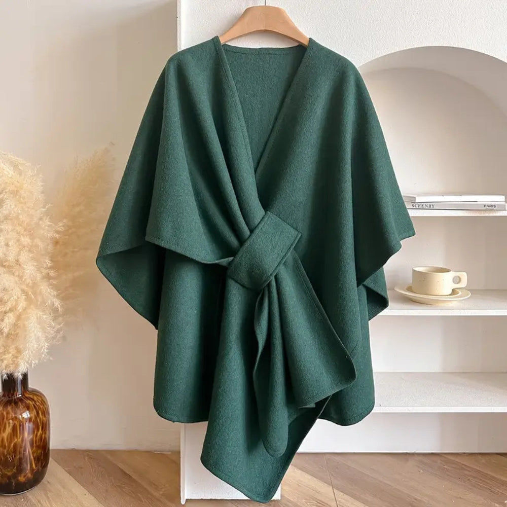 Mavis | Elegante Winddichte Wrap van Zachte Microvezelmix