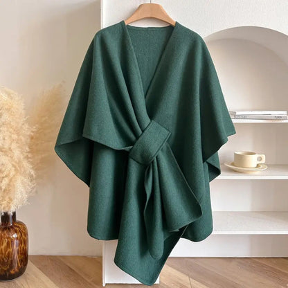 Mavis | Elegante Winddichte Wrap van Zachte Microvezelmix