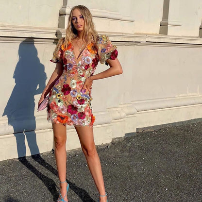 Maja | Trendy en Stijlvolle V-Hals Jurk