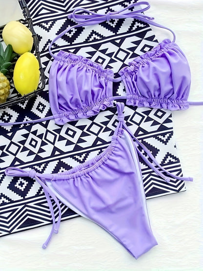 Presley | Stralende Plooi Bikini Set