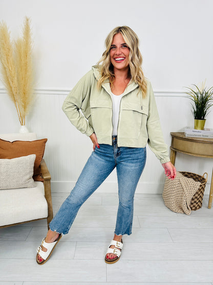 Tammy | Lichtgewicht Hoodie Jas in Katoenmix voor Laagjes