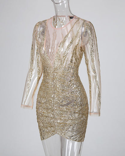 Kelsey | Bodycon jurk met glitters voor vrouwen