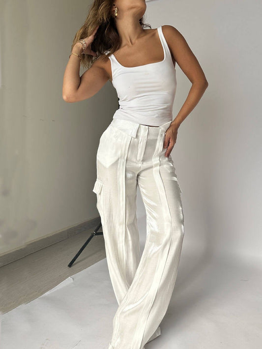 Sybella | Glitter Wide-Leg Pantalon voor Dames