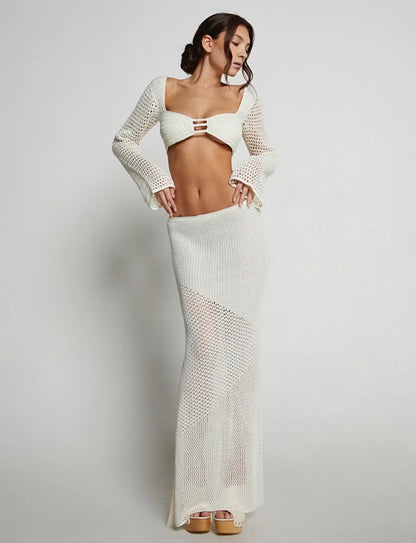 Cally | Gebreide Zomerset met Top en Rok