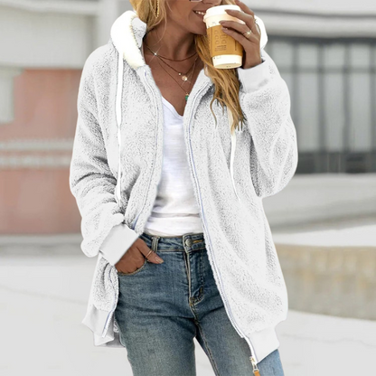 Izem - Warm en Casual Dames Fleecejack Voor de Herfst