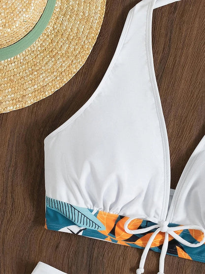 Zoya | Sportieve Bikini met Tropische Shorts