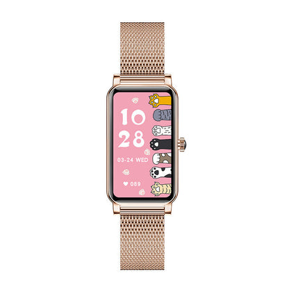 Osaka | Dames Smartwatch met RVS Band – Elegant & Multifunctioneel