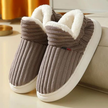 Warme pantoffels voor de winter