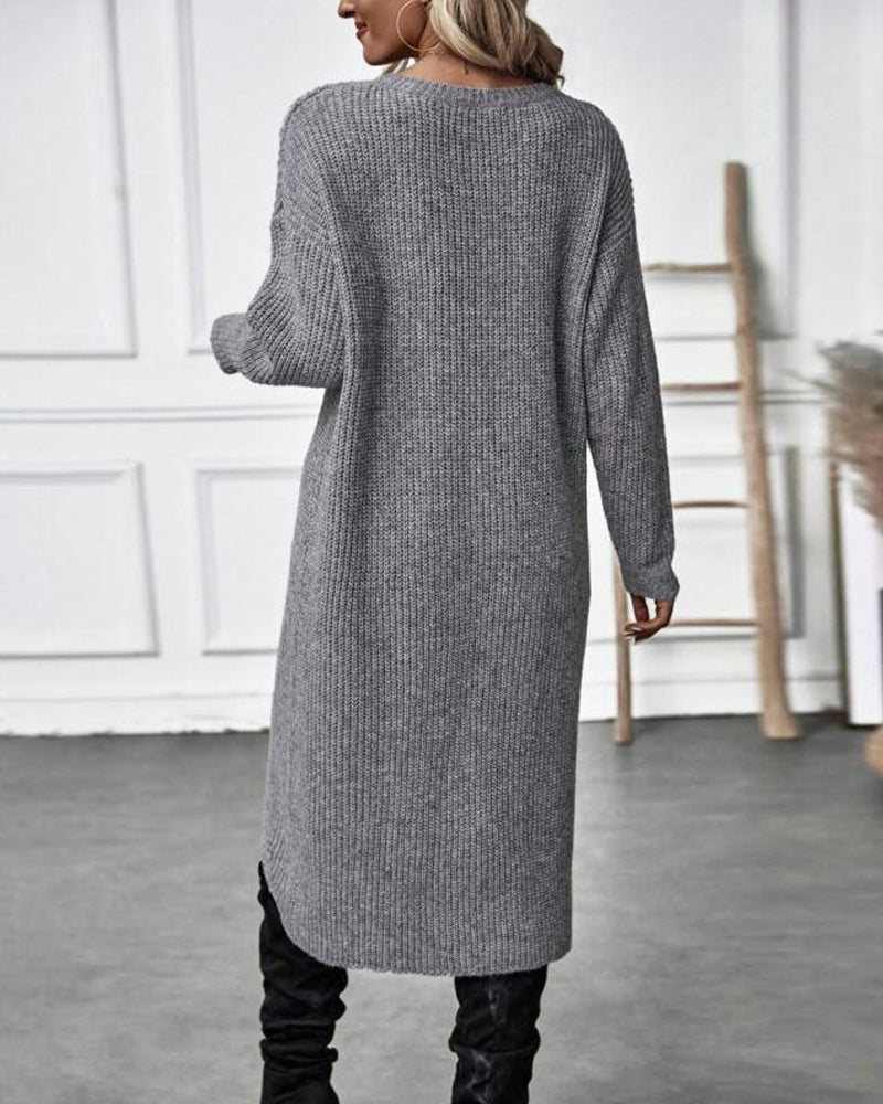 Sacha | Eenvoudige en Stijlvolle Sweaterjurk voor dames