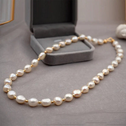 Teagan - Elegante Zoetwaterparel Ketting