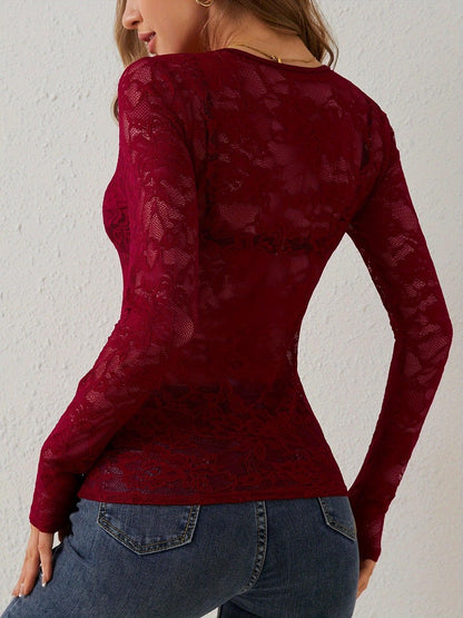 CLARICE | Delicate Lace Top