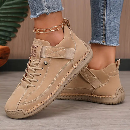 Hanneke | Ademende Sneakers van Leer en Lichtgewicht Comfort