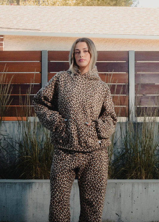 Marlow | Herfst Hoodie Met Luipaardprint voor dames
