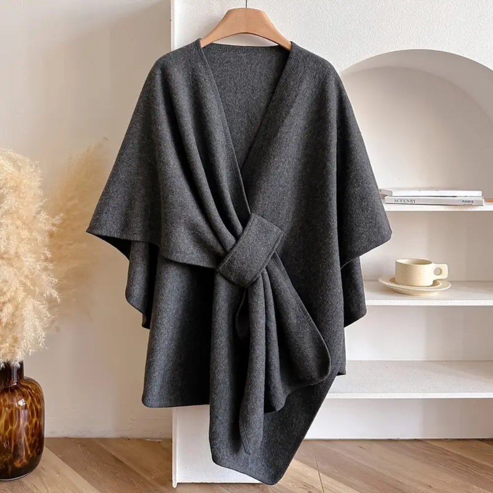 Mavis | Elegante Winddichte Wrap van Zachte Microvezelmix