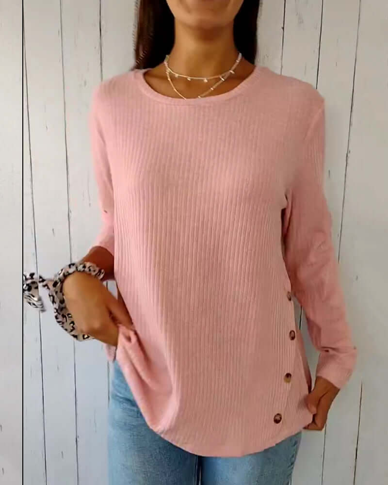 Mirjam | Stijlvol Shirt met Lange Mouwen voor Dames
