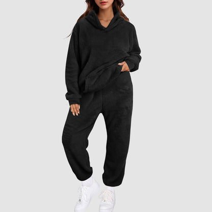 Yuno | Cozy Cloud | Teddy Fleece Loungewear Set Dames