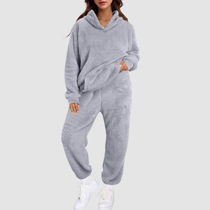 Yuno | Cozy Cloud | Teddy Fleece Loungewear Set Dames