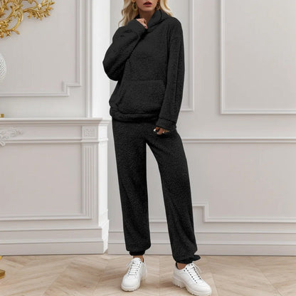 Yuno | Cozy Cloud | Teddy Fleece Loungewear Set Dames