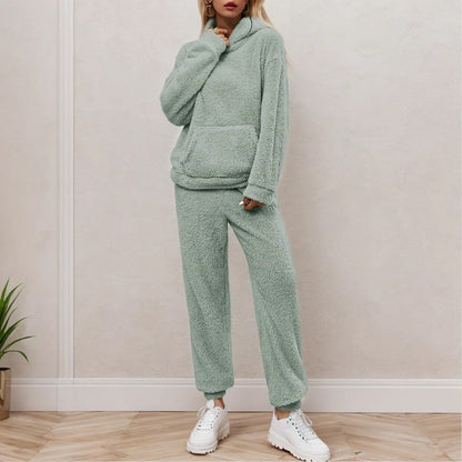 Yuno | Cozy Cloud | Teddy Fleece Loungewear Set Dames