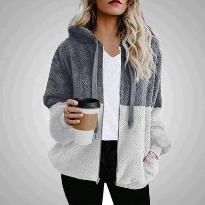 Flo | Dames Teddy Fleece Vest met Capuchon van Polyester
