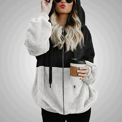 Flo | Dames Teddy Fleece Vest met Capuchon van Polyester
