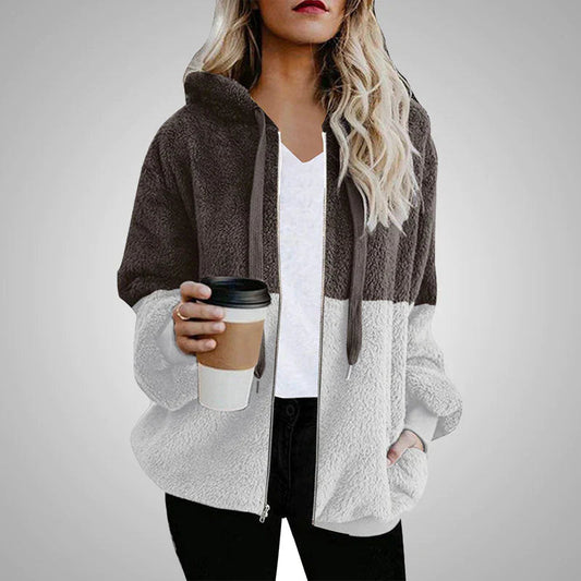 Flo | Dames Teddy Fleece Vest met Capuchon van Polyester