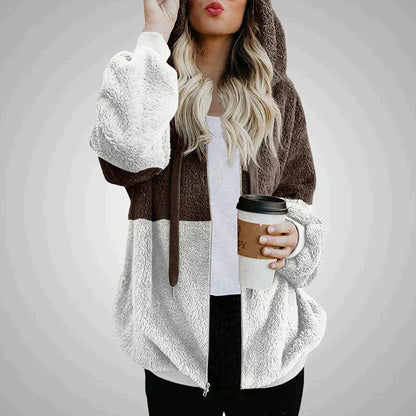 Flo | Dames Teddy Fleece Vest met Capuchon van Polyester