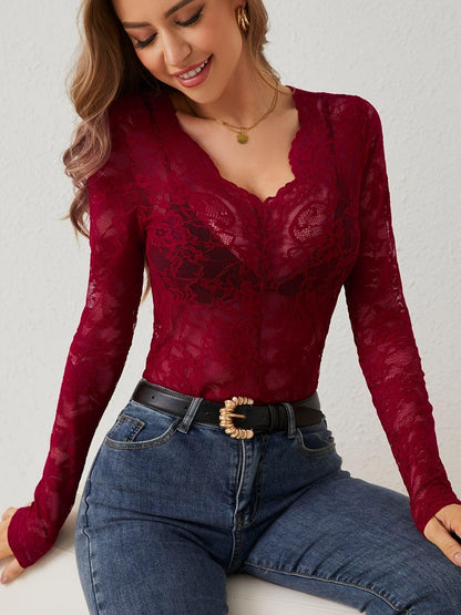 CLARICE | Delicate Lace Top