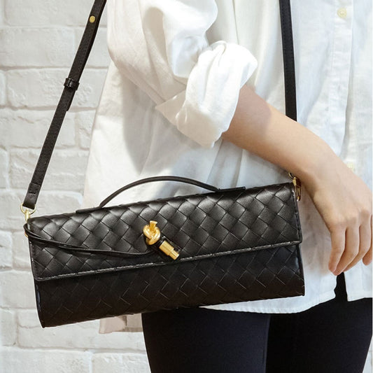 Veerle | Stijlvolle Woven Schoudertas voor Dames